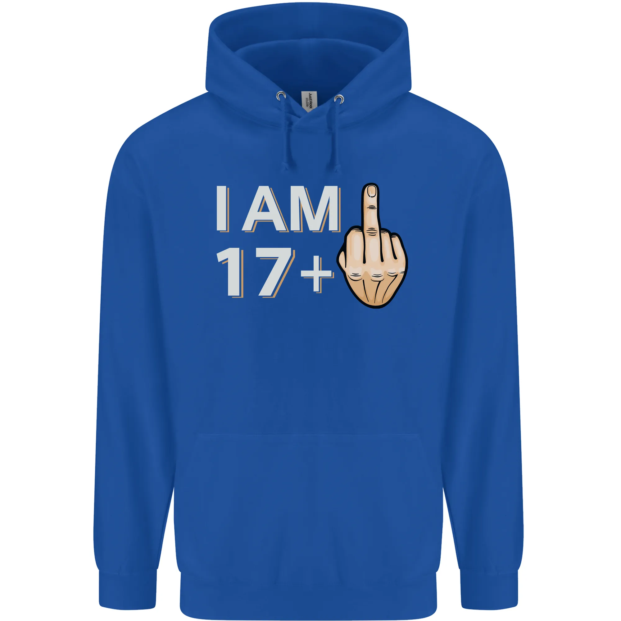 18th Birthday Funny Offensive 18 Year Old Mens 80% Cotton Hoodie