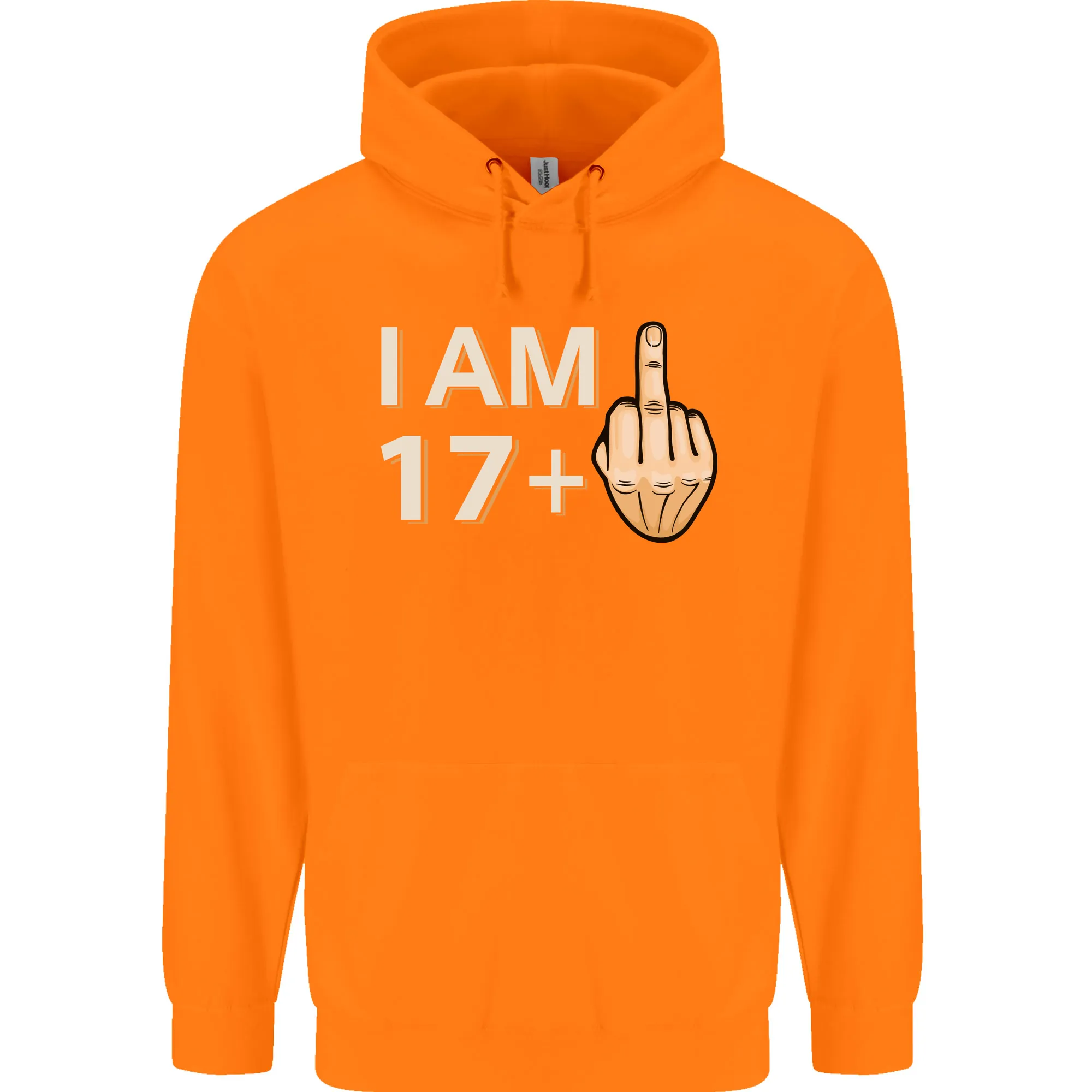 18th Birthday Funny Offensive 18 Year Old Mens 80% Cotton Hoodie