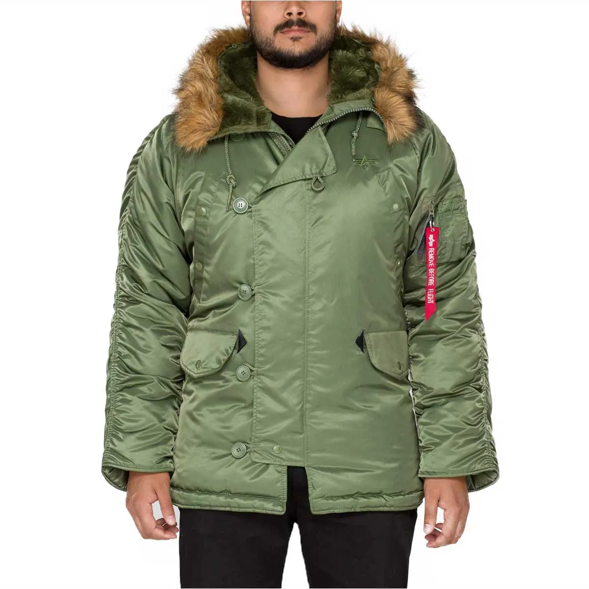 Alpha Industries N3B Hooded Parka Sage Green