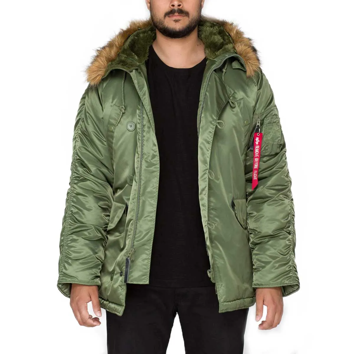 Alpha Industries N3B Hooded Parka Sage Green