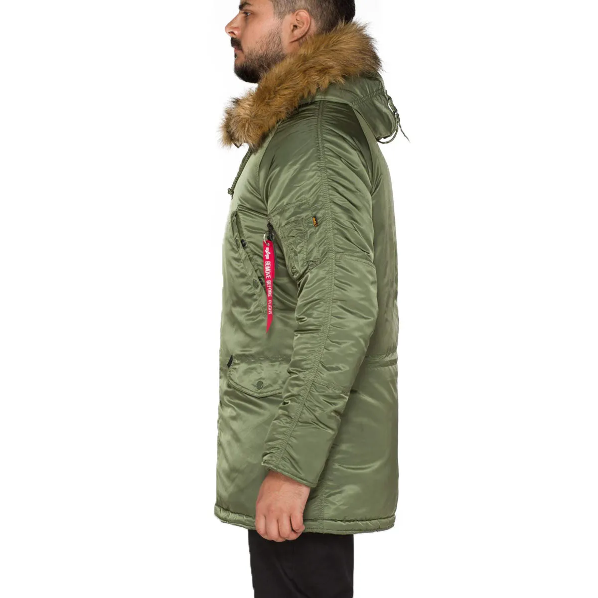 Alpha Industries N3B Slim Fit Parka VF 59 Sage Green