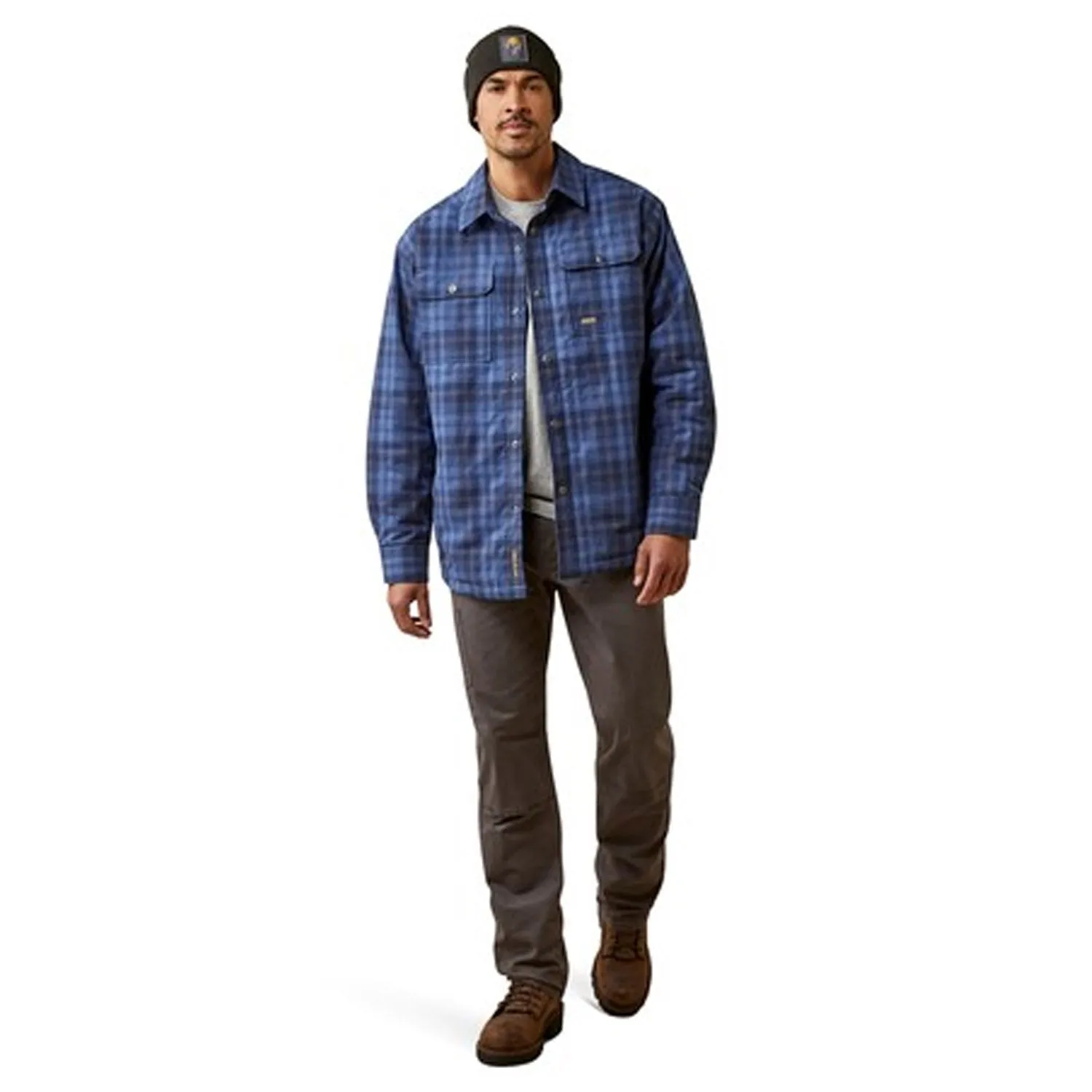 Ariat Men's Rebar Flannel Insulated Shirt Jacket