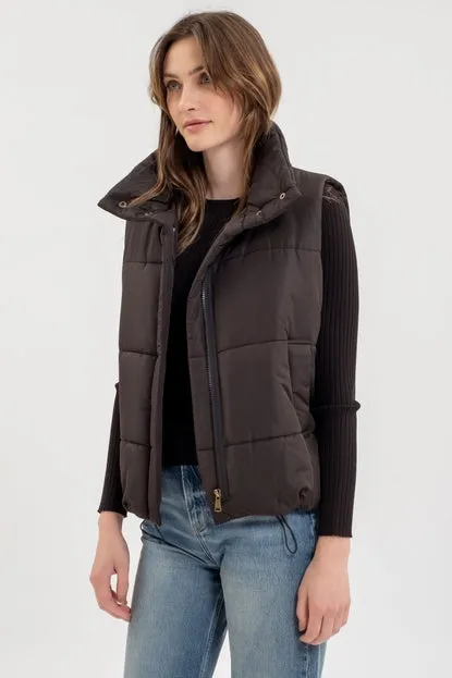 Black Puffer Vest