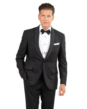 Black Shawl Collar Tuxedo Jacket