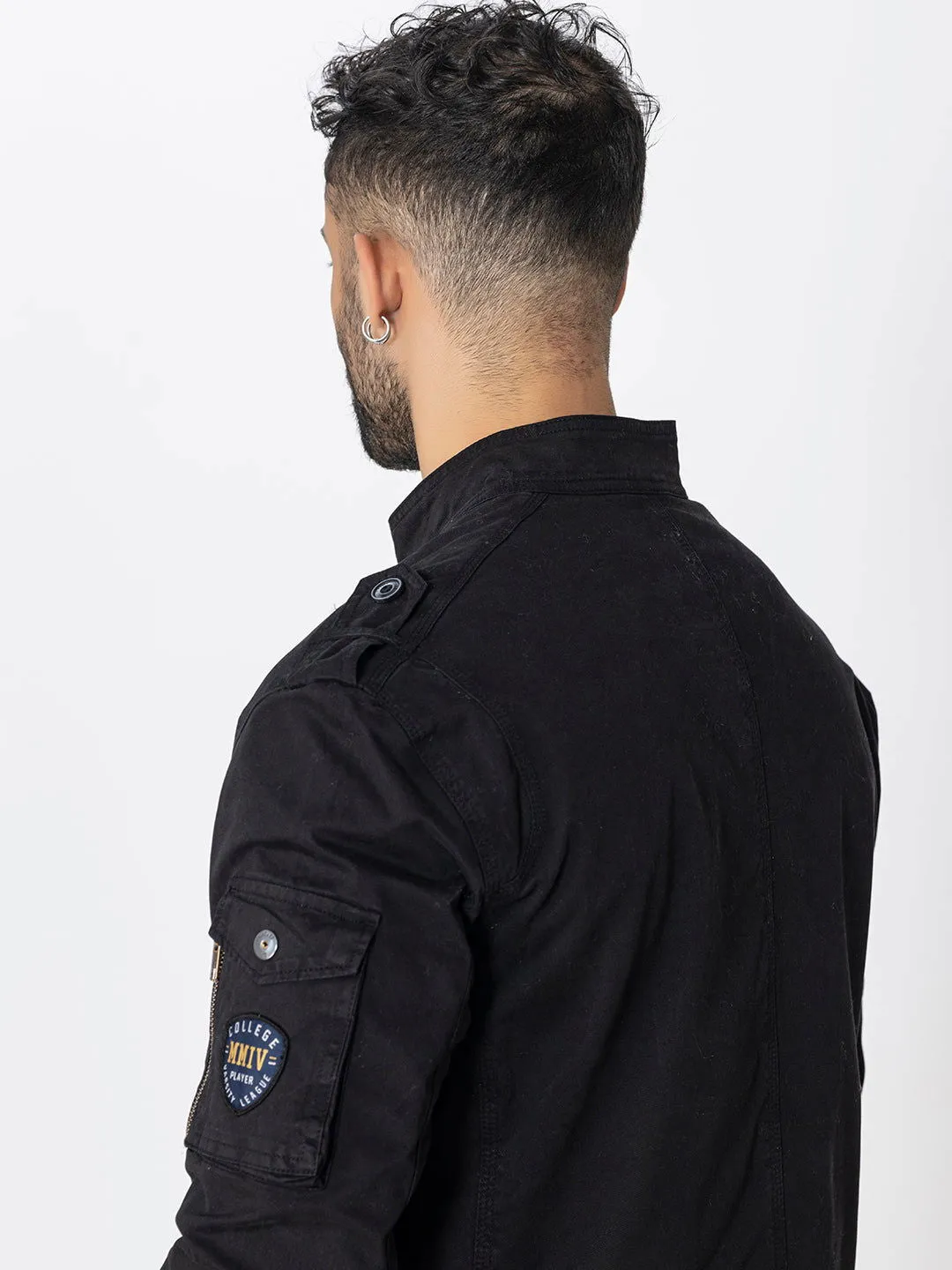 BLACK UTILITY JACKET