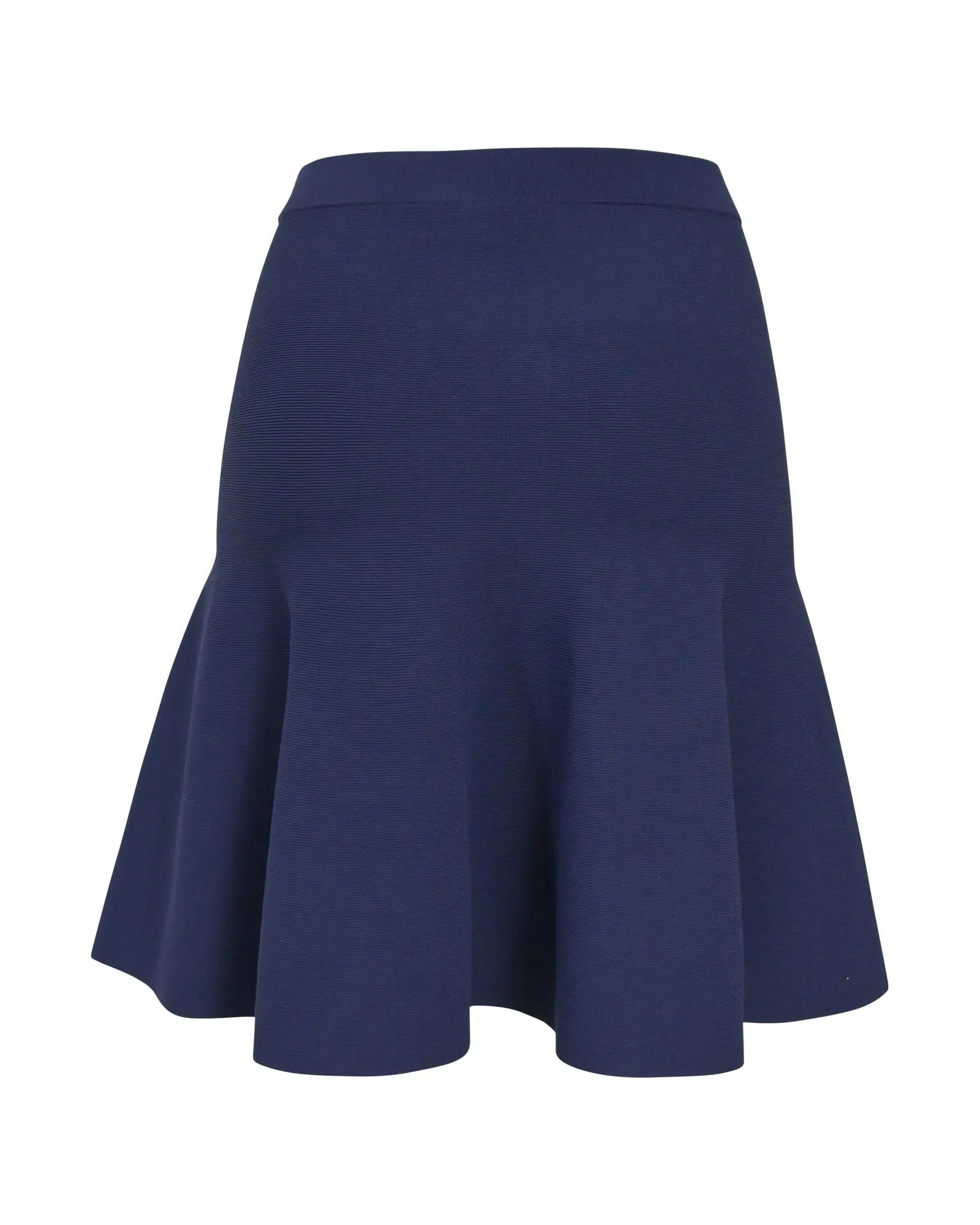 Blue Wool Mini Skirt by Michael Kors