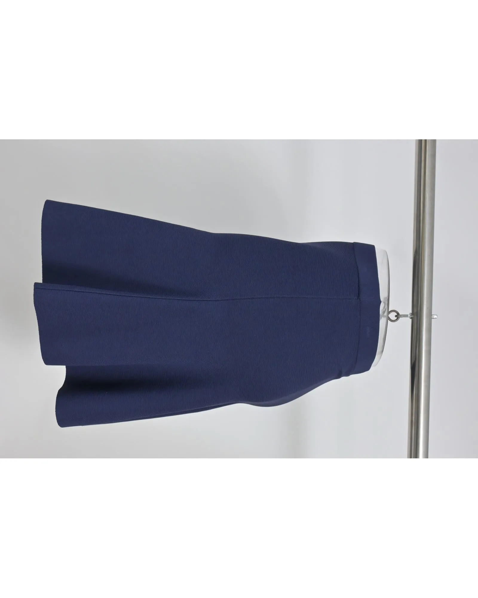 Blue Wool Mini Skirt by Michael Kors