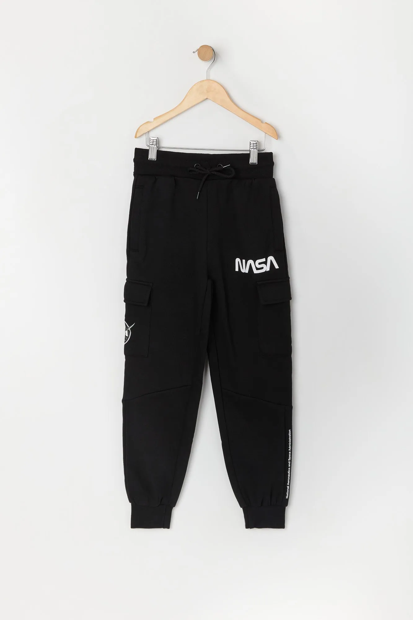 Boys NASA Graphic Fleece Cargo Jogger