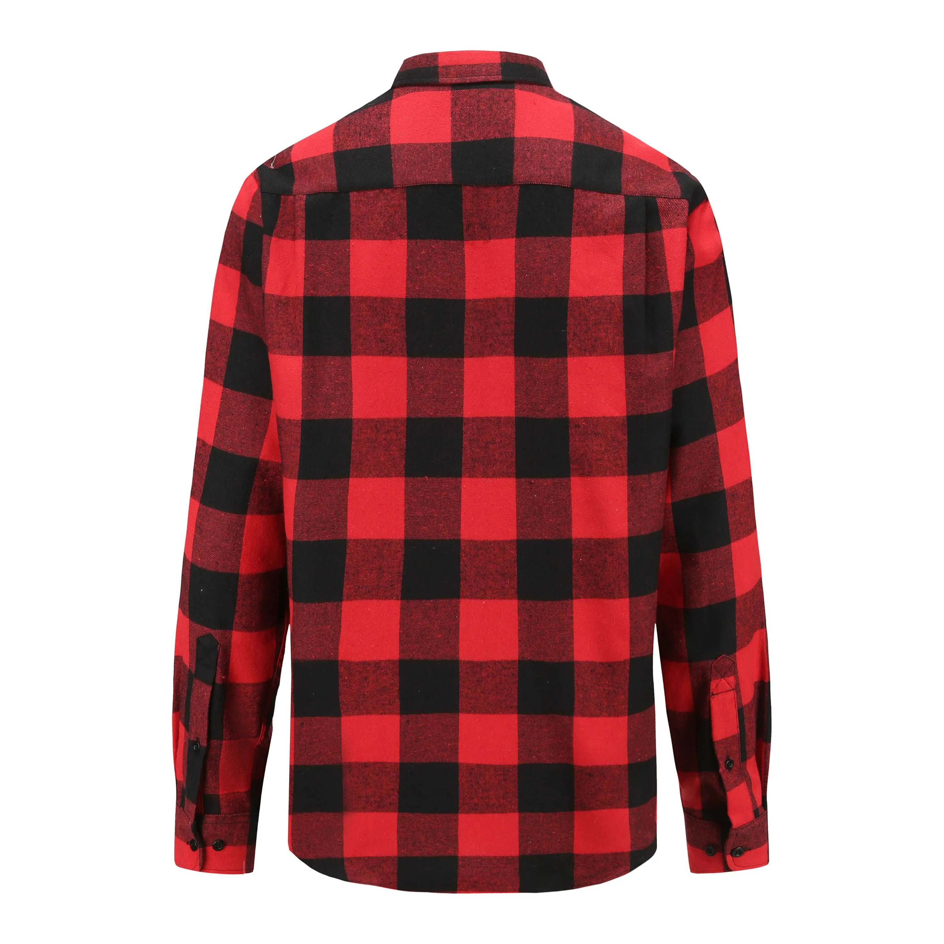 Braveman Men's Buffalo Plaid Button Down Classic Fit Flannel Shirt