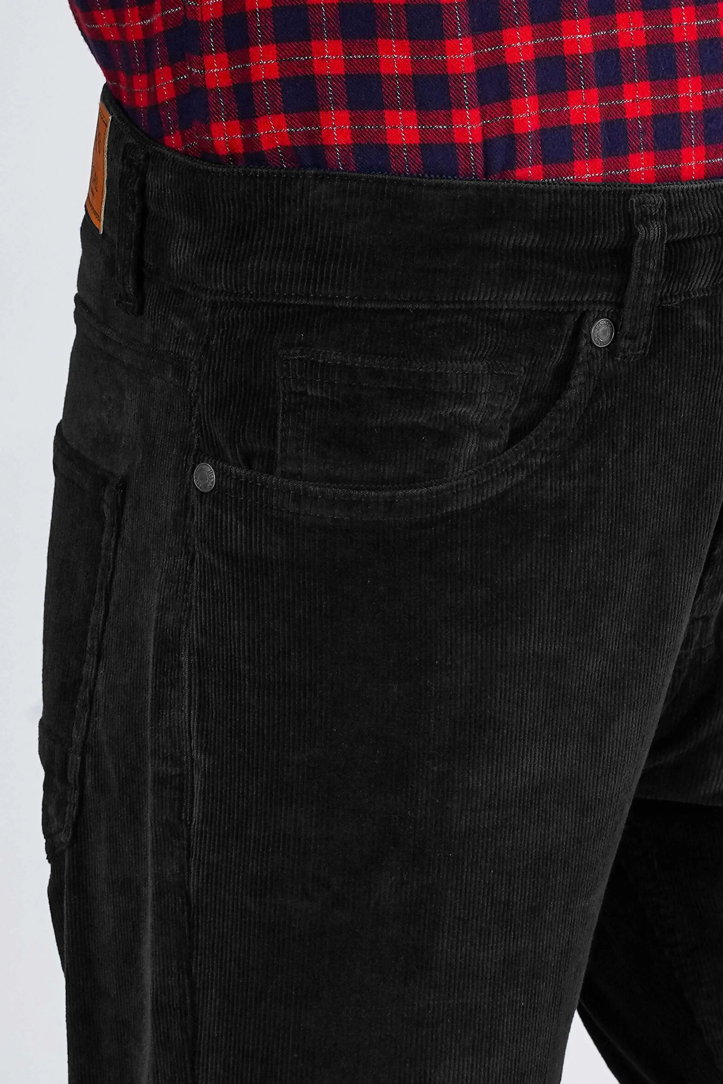 CORDUROY 5-POCKET PANT BLACK