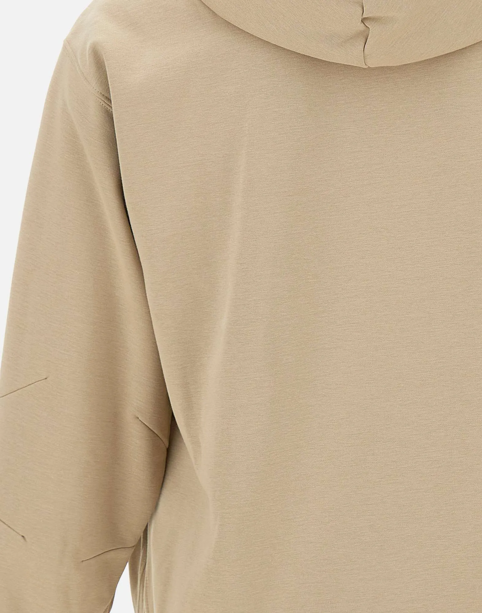 Cotton Sand Hoodie with Kangaroo Pocket