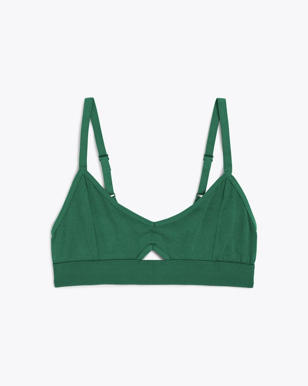 Cutout Bralette - Evergreen