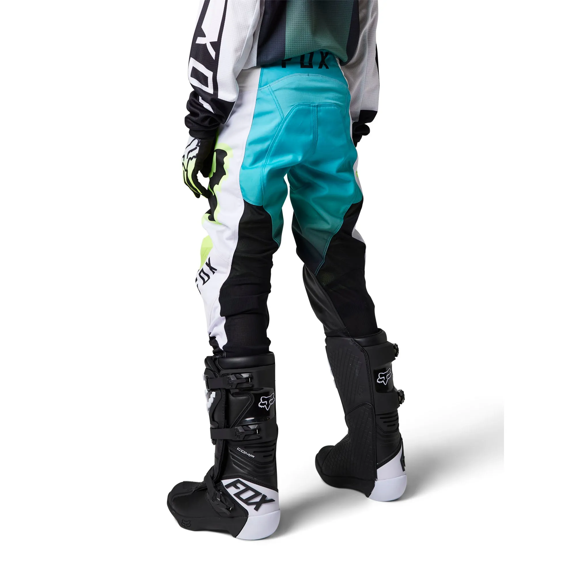 Fox Racing  Youth 180 Leed Motocross Pants Teal Offroad MotoX RAP Leather Knee