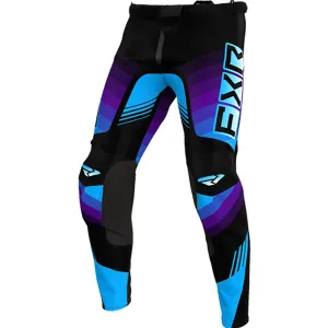 FXR  Clutch Pro MX Pant Durable Flexible Fabric Breathable Mesh Black Purple Blue