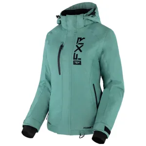 FXR Fresh Snowmobile Jacket Sage/Black Green