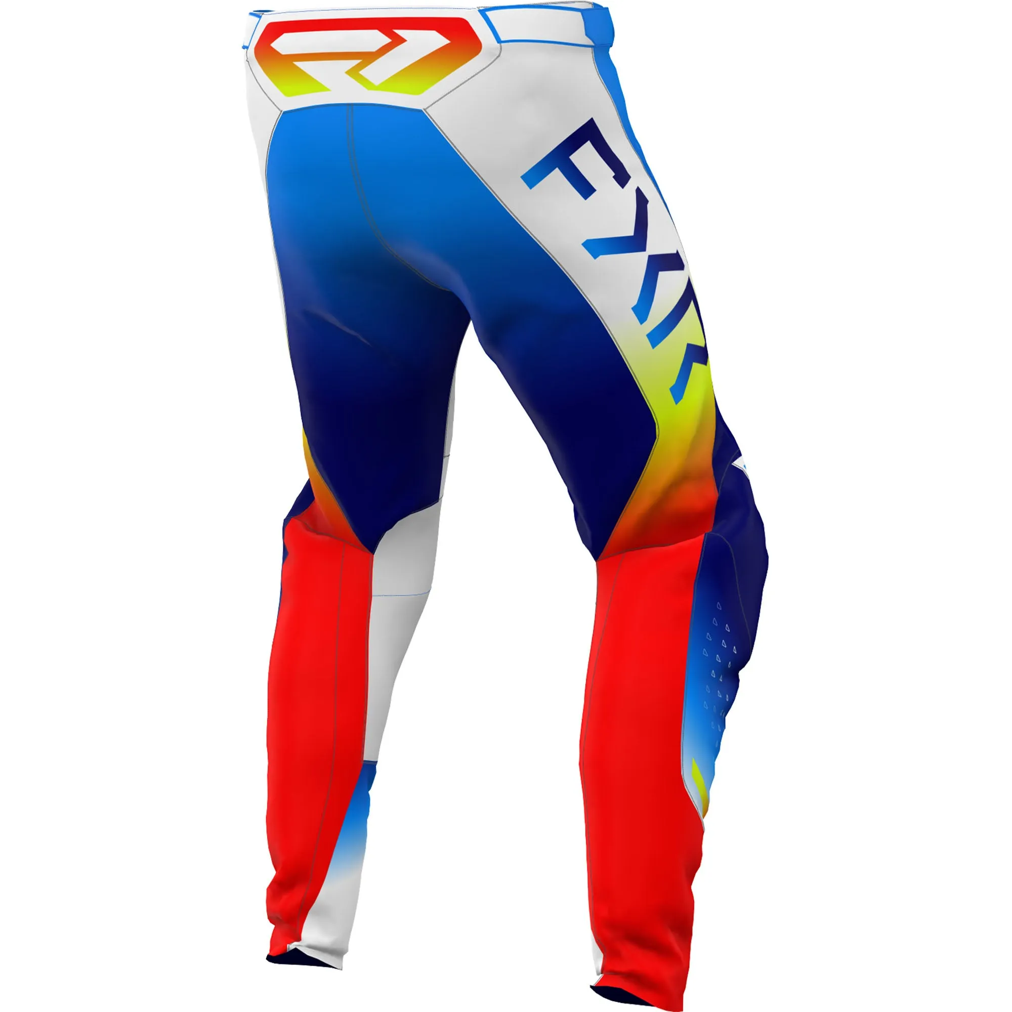 FXR  Helium MX Pants Citrus Fusion 4-Way Stretch Lightweight Durable Breathable