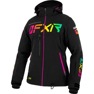 FXR Womens Ranger Snowmobile Jacket Black/Sherbert