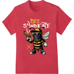 Gangster Bee - Edgy DTF Print Heat Transfer Design