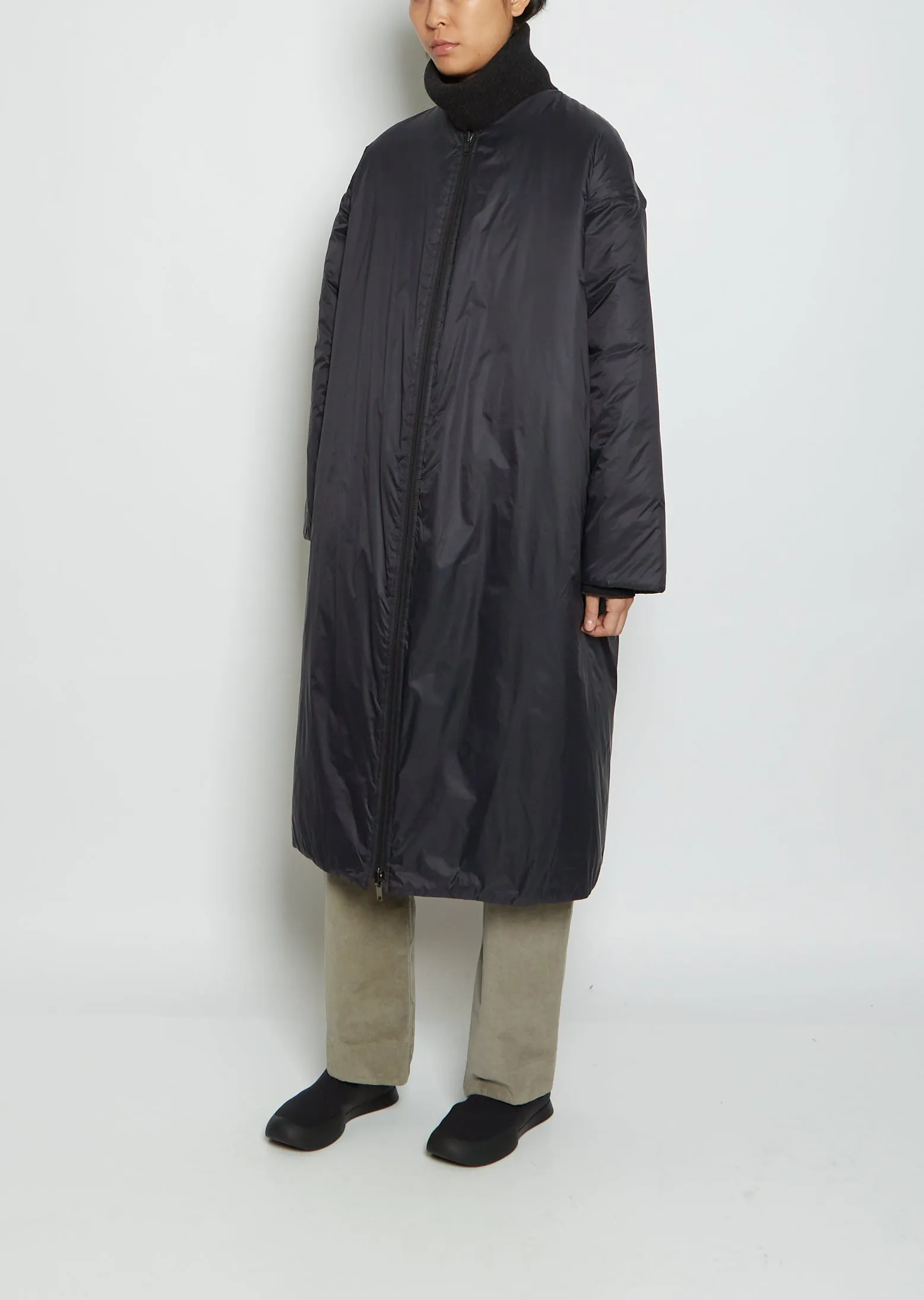 Goose Down Coat N — Black