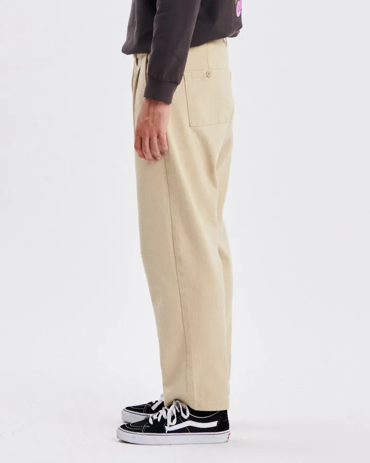 Harro Twill Pant - Ecru