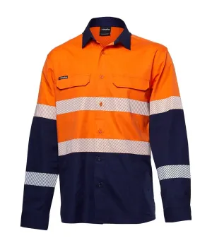 King Gee Workcool Pro Hi-Vis Two Tone Stretch Reflective Work Shirt (K54028)