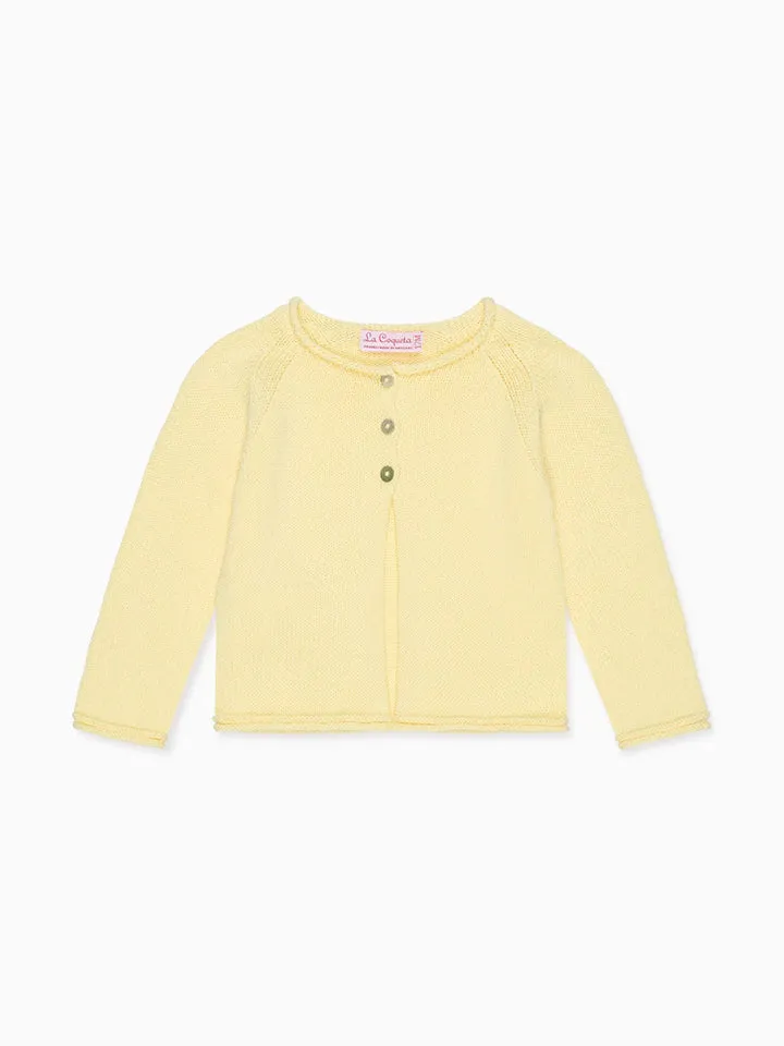 Lemon Denia Cotton Baby Cardigan