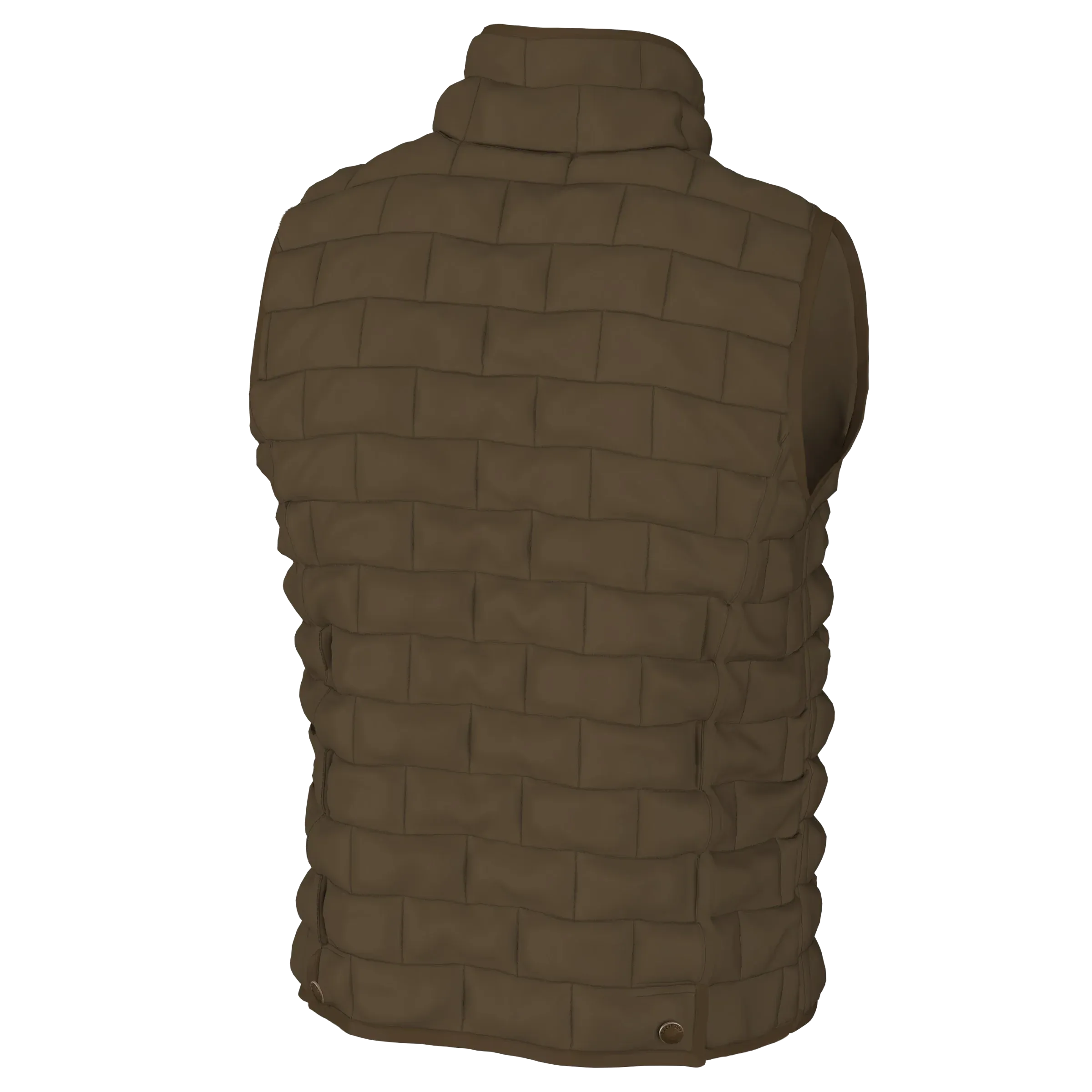 Local Boy Brick Quilted Vest