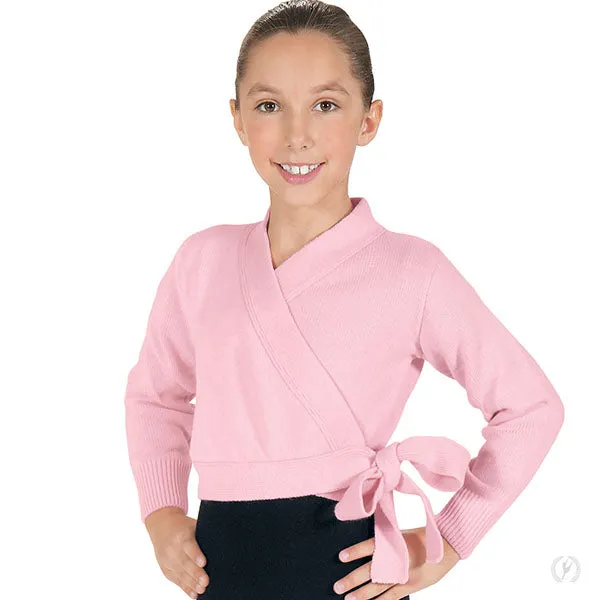 Maddie -- Children's Long Sleeve Wrap Sweater