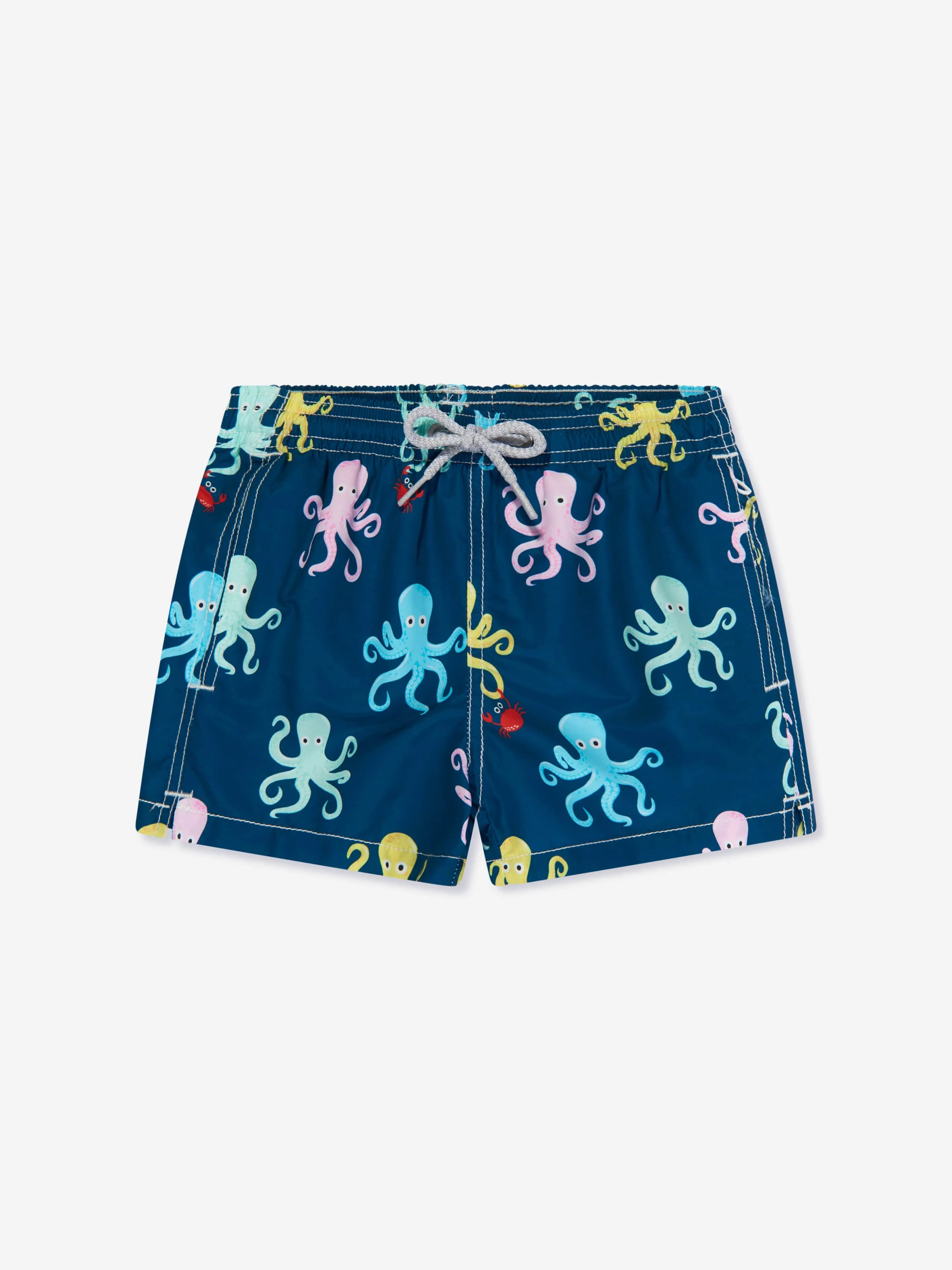 MC2 Saint Barth Boys Octopus Swim Shorts in Navy