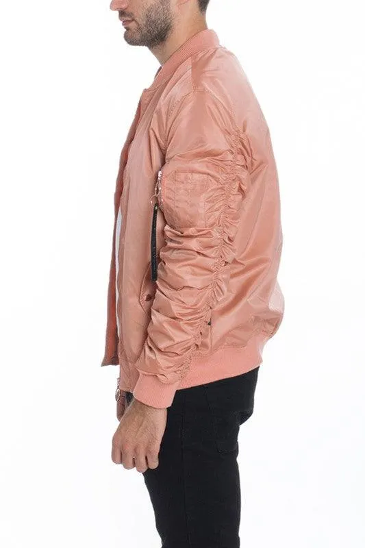 Mens Lined Bomber Jackets