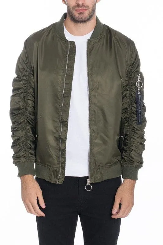 Mens Lined Bomber Jackets