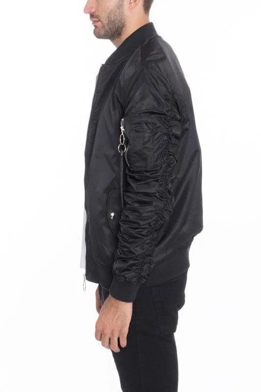 Mens Lined Bomber Jackets