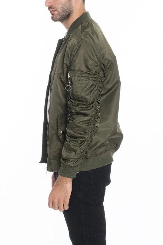 Mens Lined Bomber Jackets