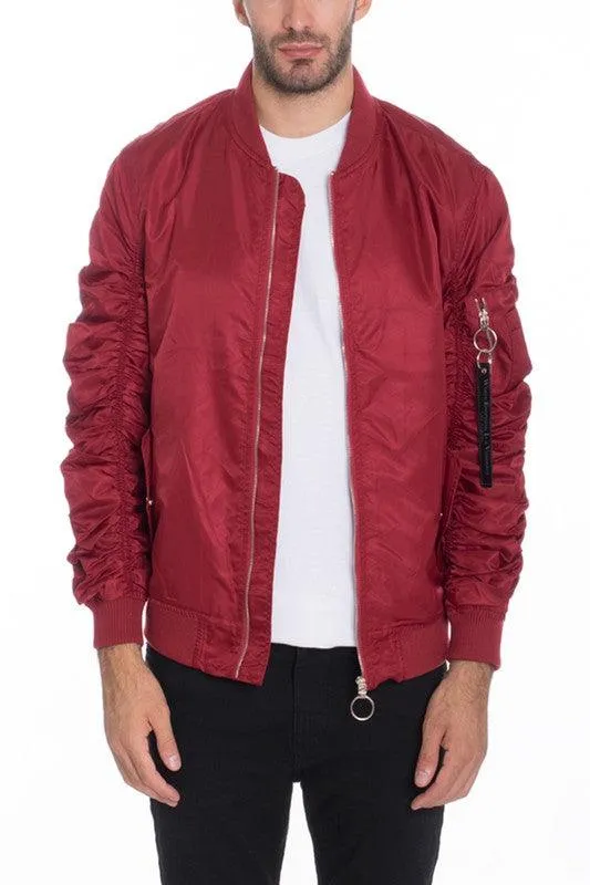 Mens Lined Bomber Jackets