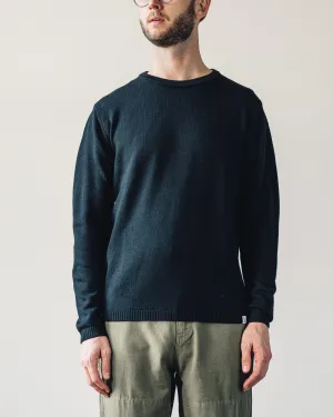 Merz b. Schwanen Relaxed Crewneck Pullover, Black