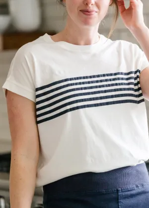 Navy Stripe Classic Tee - FINAL SALE