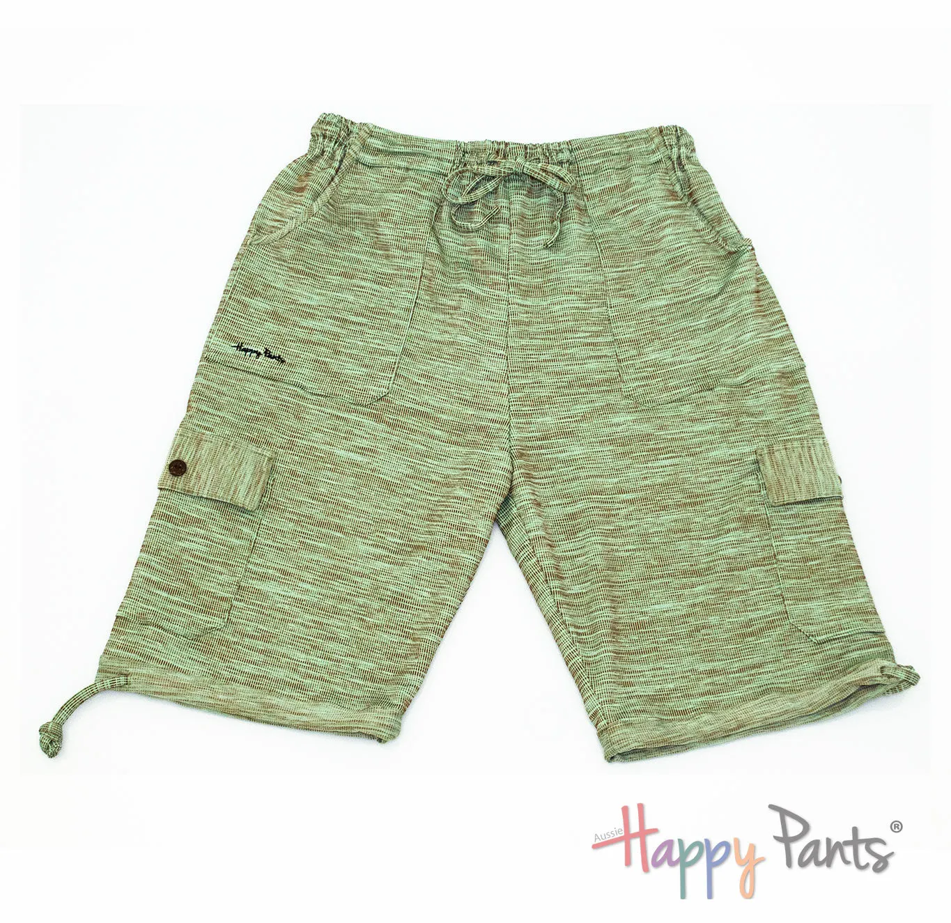 Olive Essence Brown Men Boardshorts