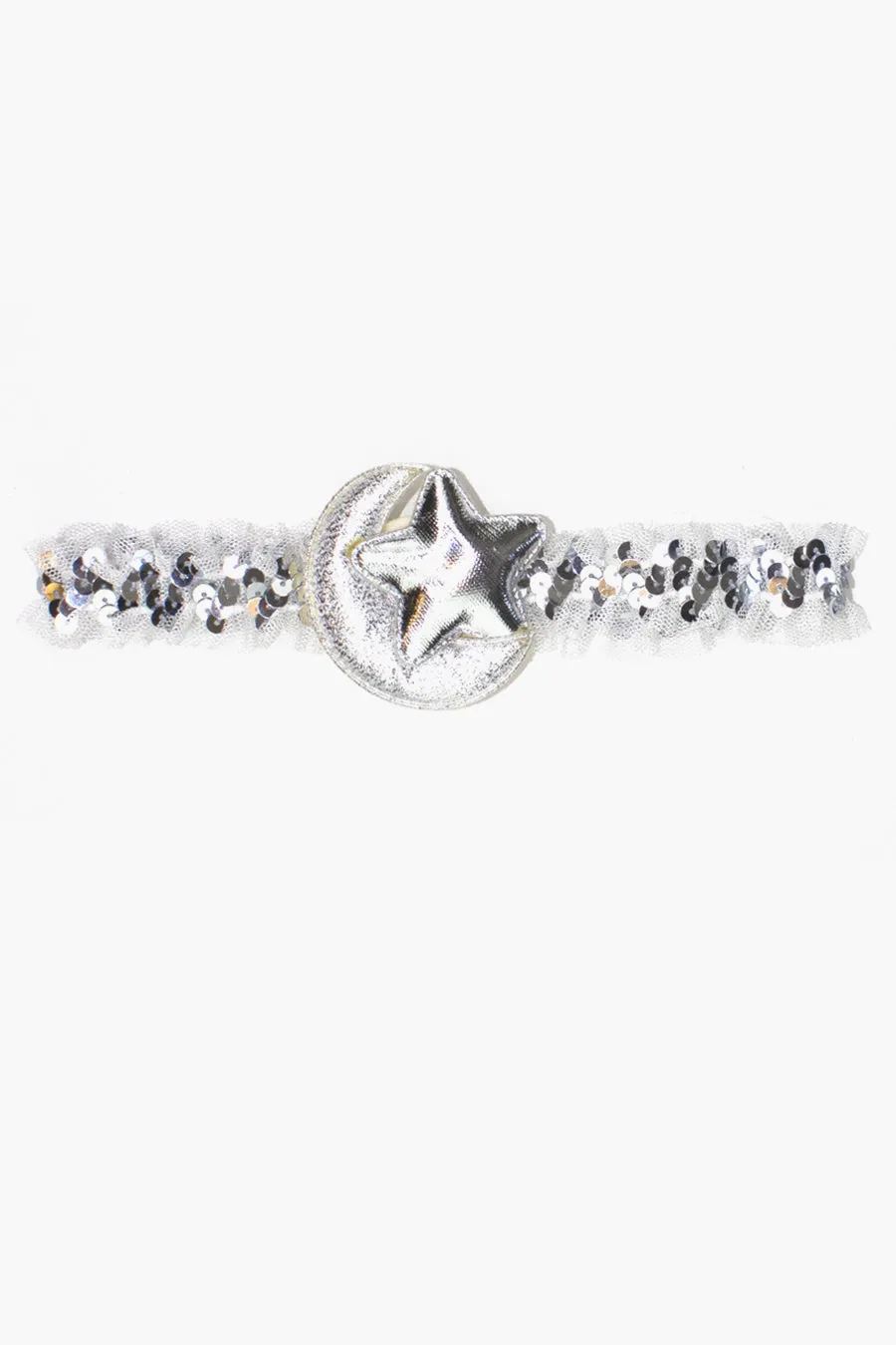 Ooahooah Moon And Star Baby Girls Headband - Silver