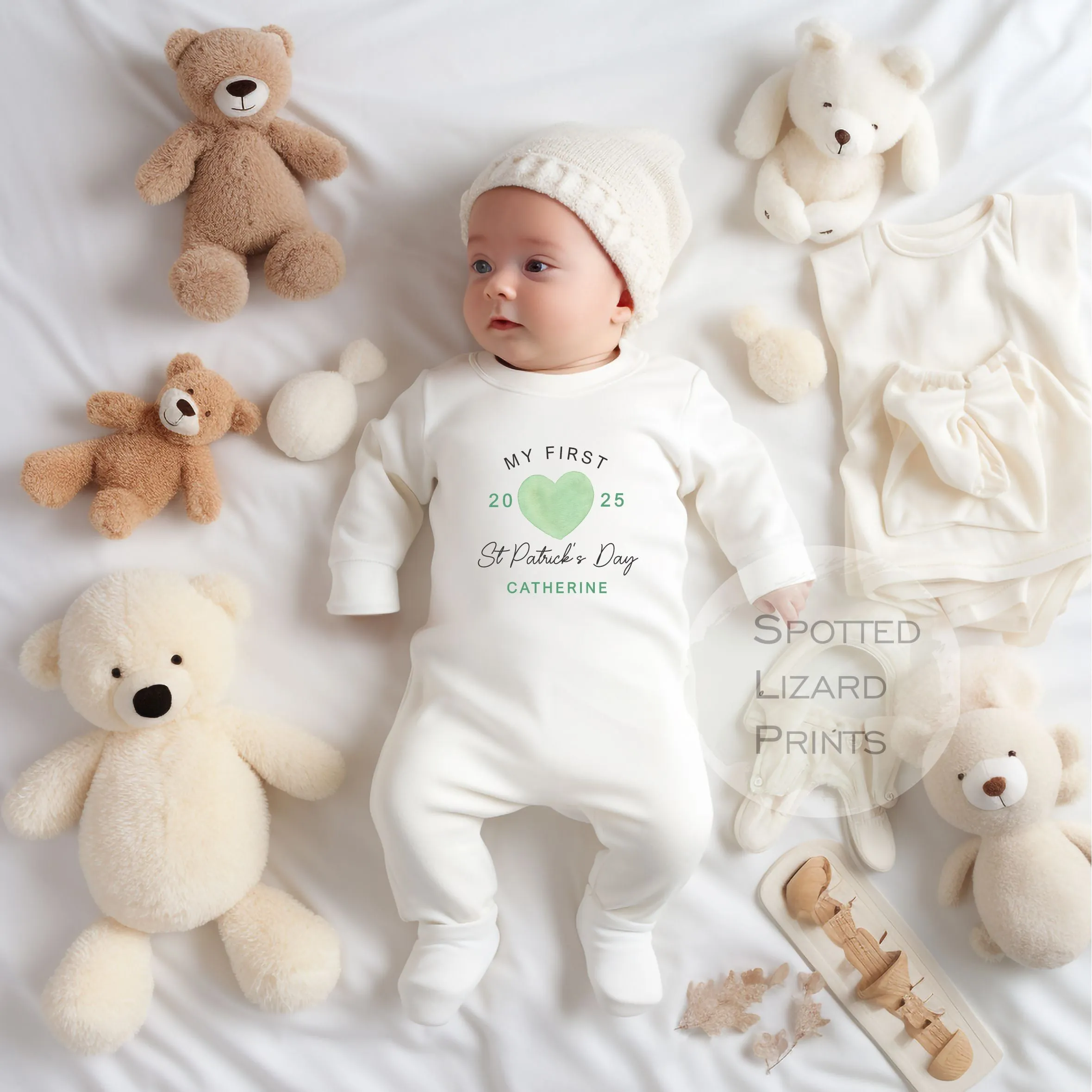 Personalised My First St Patrick's Day Baby Outfit - My 1st St Patrick's Day Baby Outfit