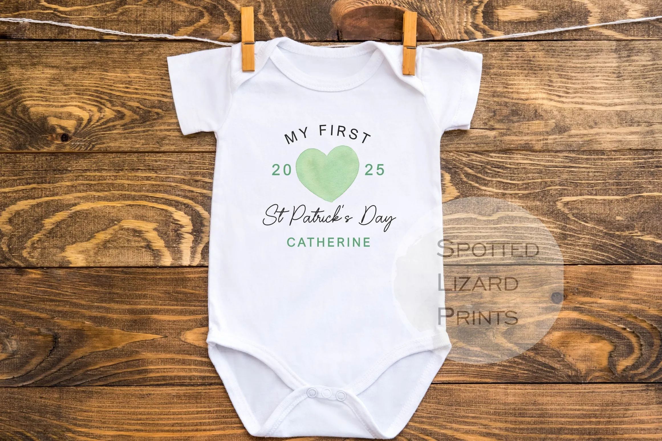 Personalised My First St Patrick's Day Baby Outfit - My 1st St Patrick's Day Baby Outfit