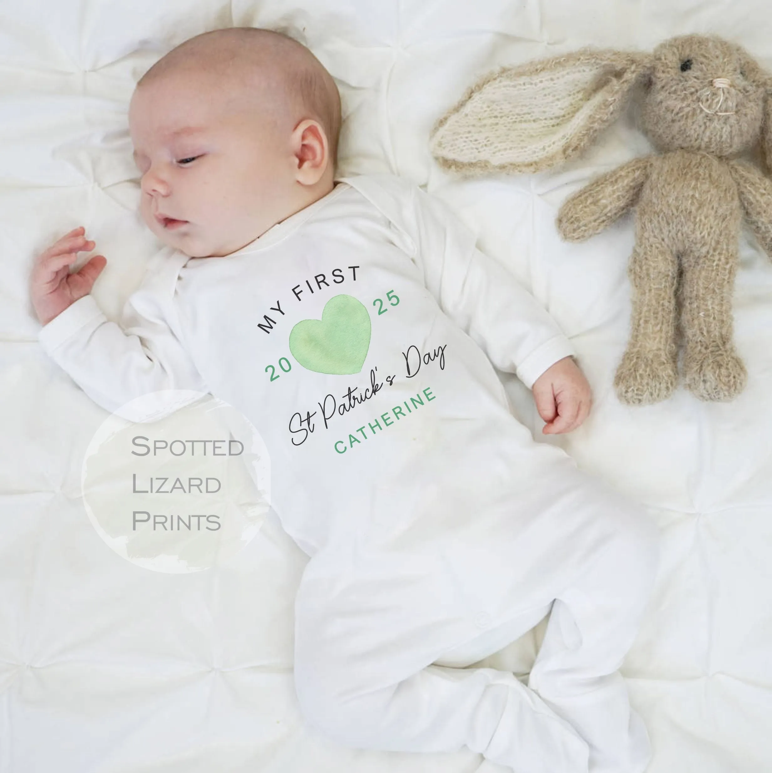 Personalised My First St Patrick's Day Baby Outfit - My 1st St Patrick's Day Baby Outfit