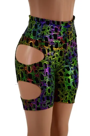 Poisonous Hipnotic High Waist Bike Shorts