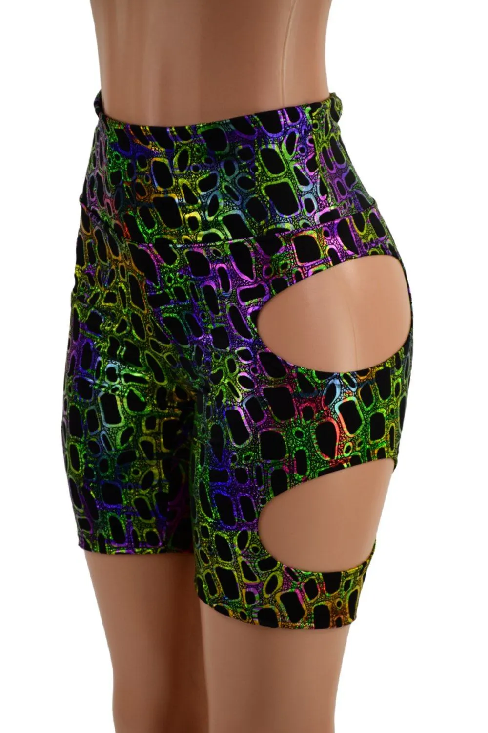 Poisonous Hipnotic High Waist Bike Shorts