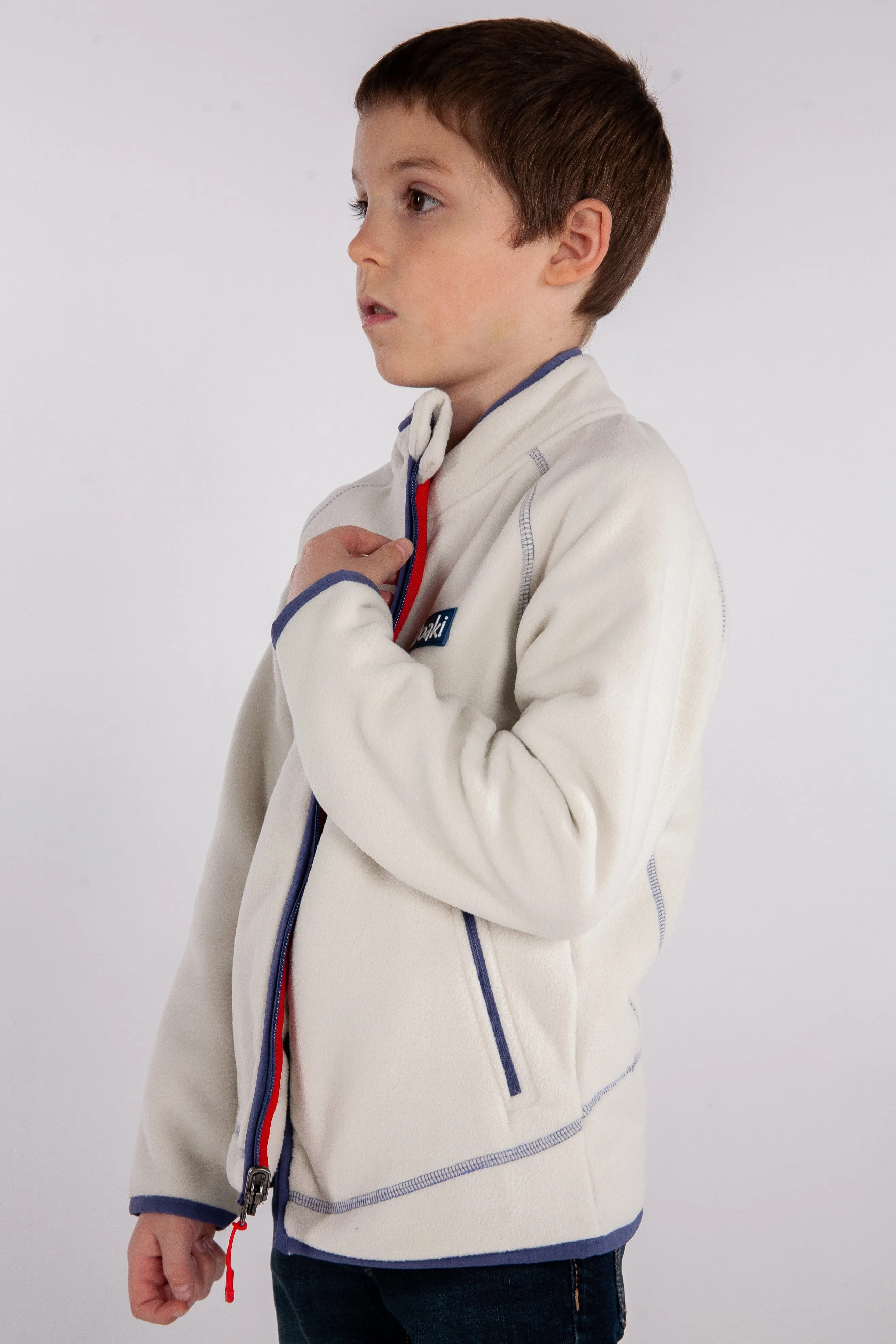 Polartec® 200 Series Fleece Jacket: Winter White