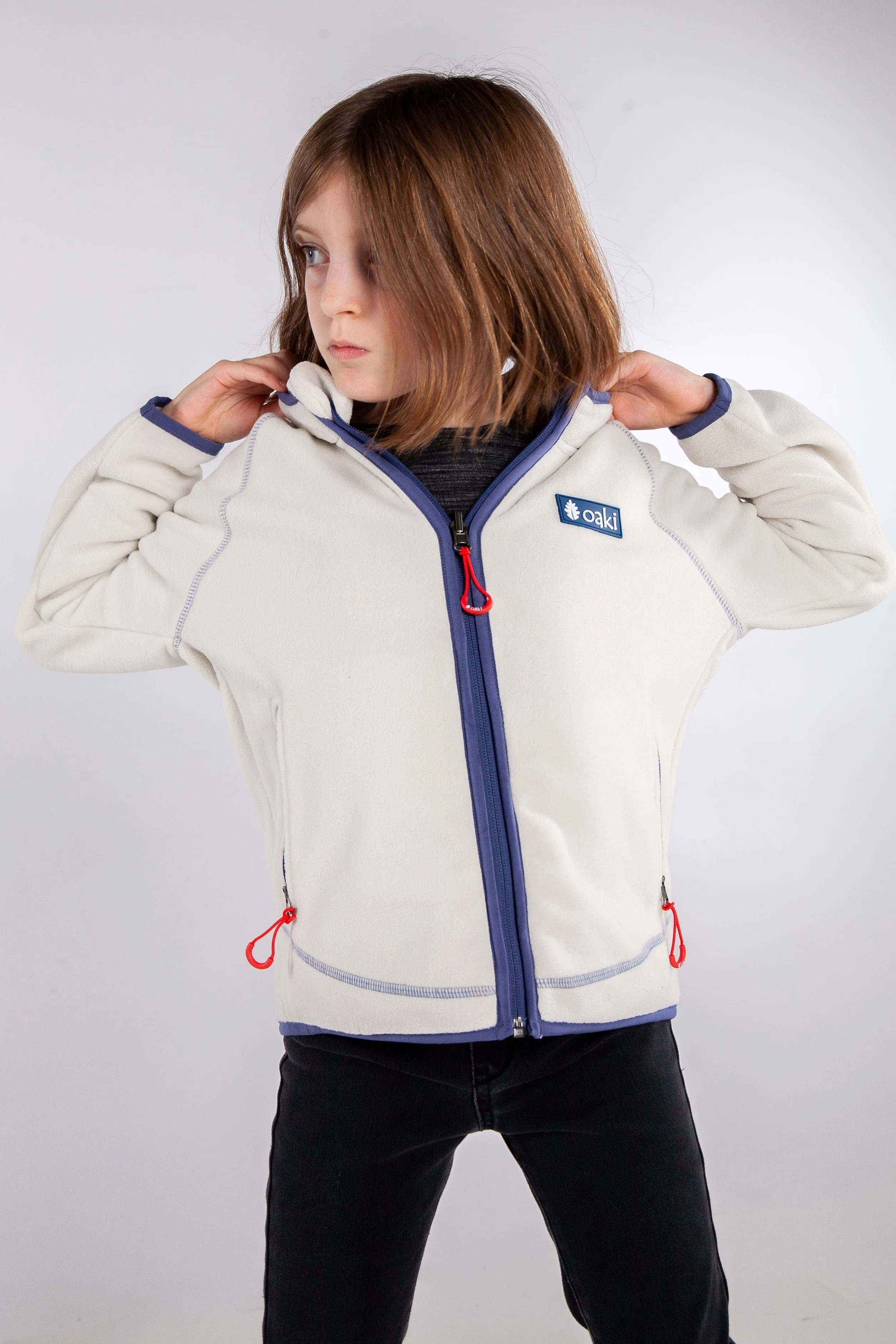 Polartec® 200 Series Fleece Jacket: Winter White