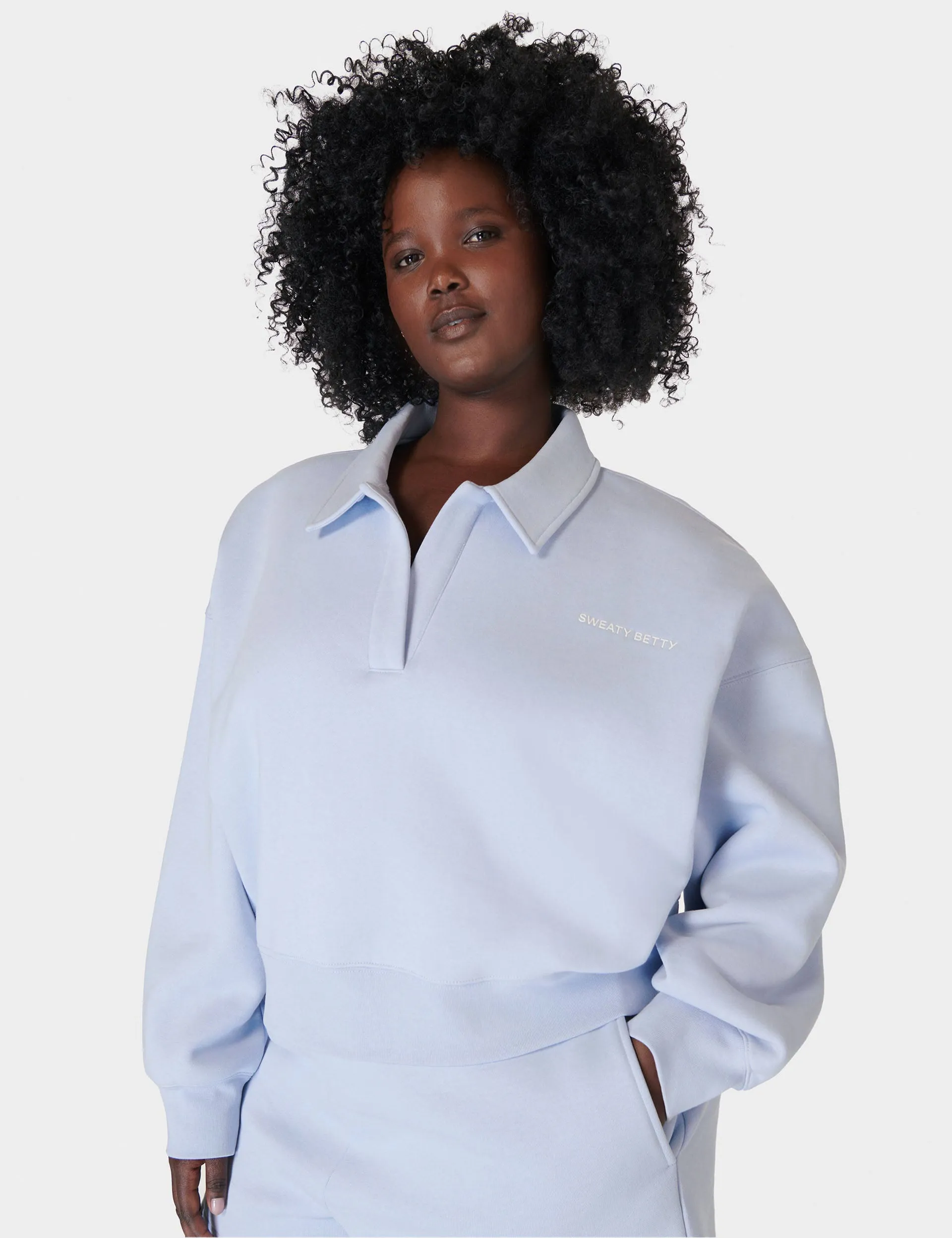 Powerhouse Collared Sweatshirt - Salt Blue