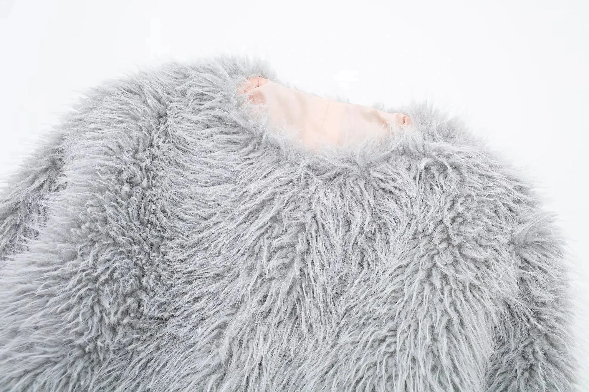 Pre Order:  Plush Faux Fur Short Coat