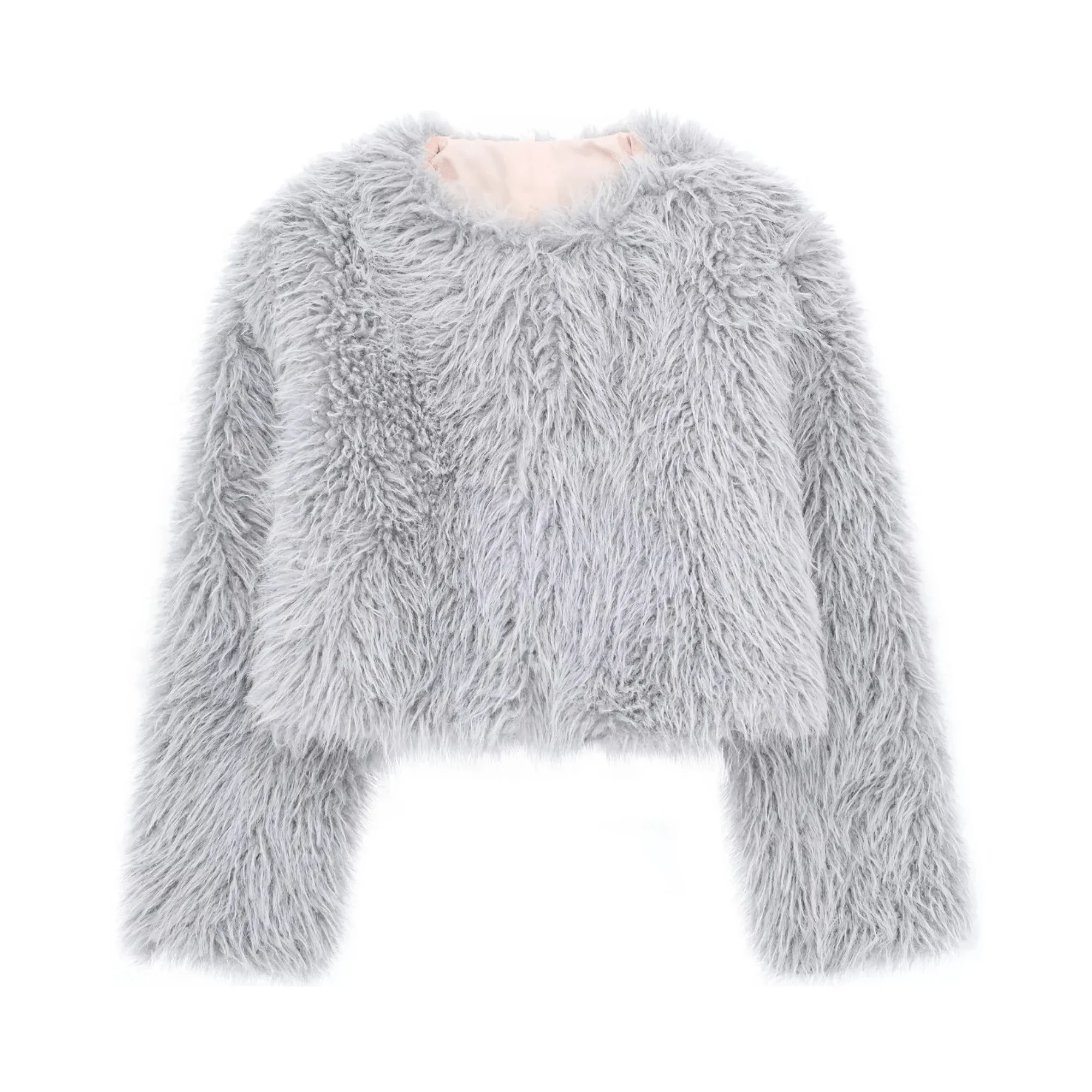 Pre Order:  Plush Faux Fur Short Coat