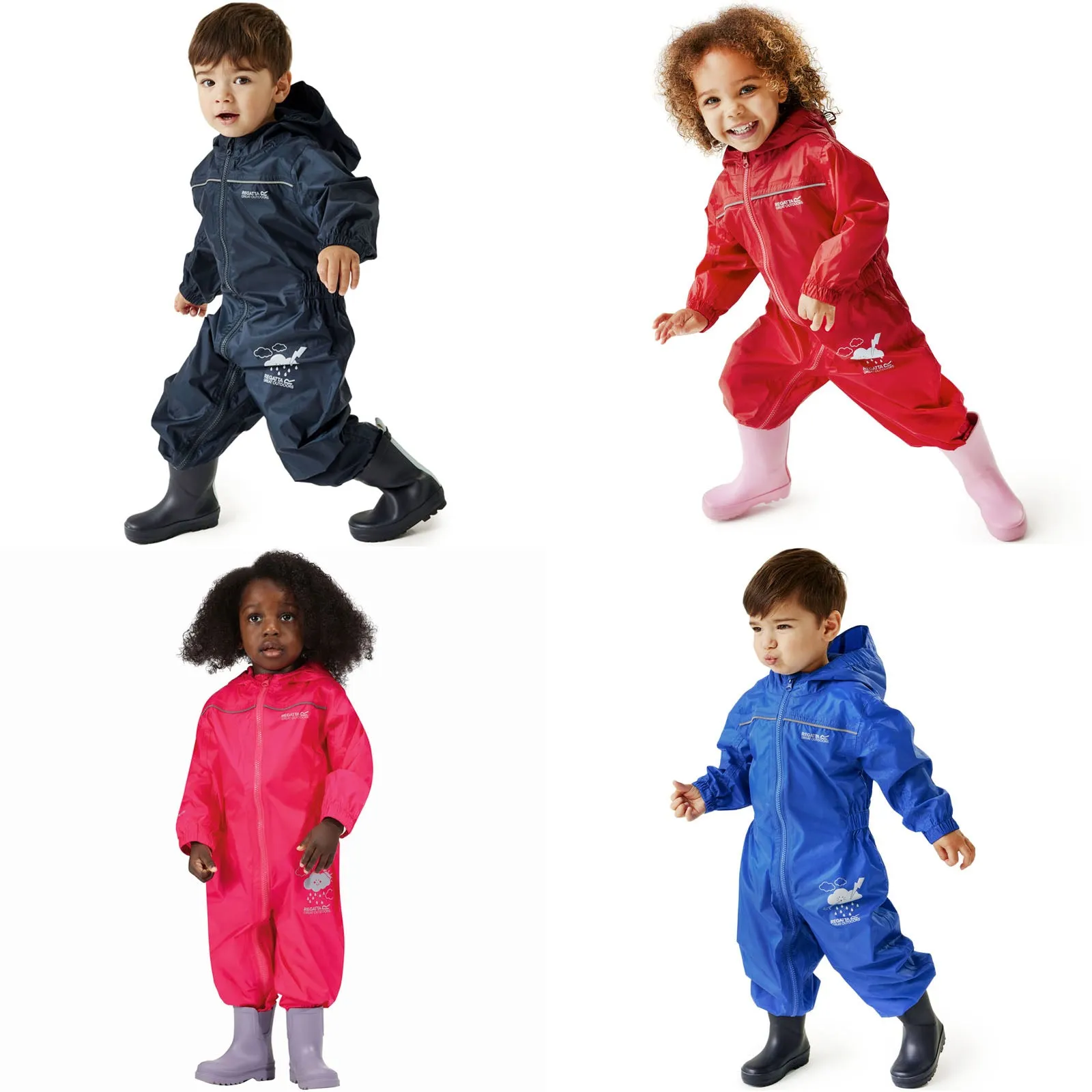 Regatta Kids Puddle IV Waterproof Puddle Suit