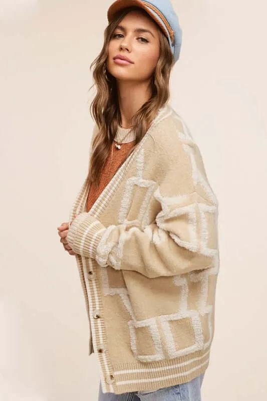 Reina Drop Shoulder Cardigan